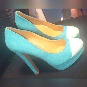 🛍Bundle sale🛍Diva Lounge  Heels Teal and Mint Size 8
